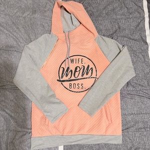 Wife, Mom, boss hoodie